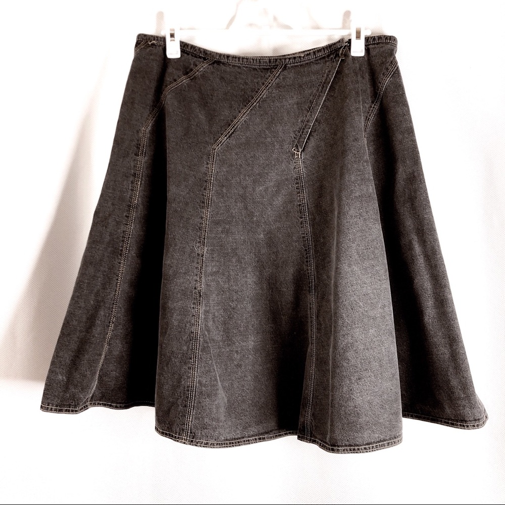 Jessica Sport Grey Denim Skirt Size 16 - Picture 1 of 5
